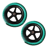 Maxbell 1 Pair Balance Bike Replacement Wheels Noise Reduction Bicycling Lightweight Green