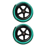 Maxbell 1 Pair Balance Bike Replacement Wheels Noise Reduction Bicycling Lightweight Green