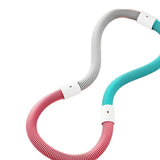 Maxbell Weighted Fitness Hoop Portable PVC Training Waist Friendly Design for Adults