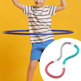 Maxbell Weighted Fitness Hoop Portable PVC Training Waist Friendly Design for Adults