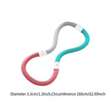 Maxbell Weighted Fitness Hoop Portable PVC Training Waist Friendly Design for Adults