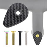 Maxbell Carbon Fiber Headset Top Cap Sturdy Replacement for Riding Cycling Bicycling without screw