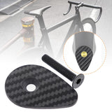 Maxbell Carbon Fiber Headset Top Cap Sturdy Replacement for Riding Cycling Bicycling with steel screw