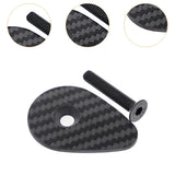 Maxbell Carbon Fiber Headset Top Cap Sturdy Replacement for Riding Cycling Bicycling with steel screw