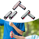 Maxbell 2Pcs Handle Weights Handheld Sandbag Fitness Gym Women Men Walking Dumbbells Blue