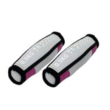 Maxbell 2Pcs Handle Weights Handheld Sandbag Fitness Gym Women Men Walking Dumbbells Violet