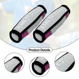 Maxbell 2Pcs Handle Weights Handheld Sandbag Fitness Gym Women Men Walking Dumbbells Violet