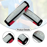 Maxbell 2Pcs Handle Weights Handheld Sandbag Fitness Gym Women Men Walking Dumbbells Red