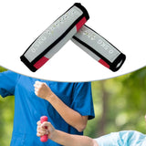 Maxbell 2Pcs Handle Weights Handheld Sandbag Fitness Gym Women Men Walking Dumbbells Red