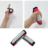 Maxbell 2Pcs Handle Weights Handheld Sandbag Fitness Gym Women Men Walking Dumbbells Red