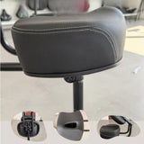 Maxbell Bike Seat with Foldable Back Leather Replacement Shock Absorbing Bike Saddle