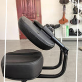 Maxbell Bike Seat with Foldable Back Leather Replacement Shock Absorbing Bike Saddle