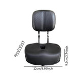 Maxbell Bike Seat with Foldable Back Leather Replacement Shock Absorbing Bike Saddle