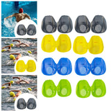 Maxbell 2 Pieces Swimming Hand Paddles Webbed Finger Flippers for Beginners Children S Black