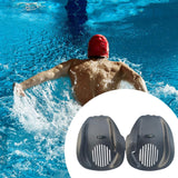Maxbell 2 Pieces Swimming Hand Paddles Webbed Finger Flippers for Beginners Children S Black