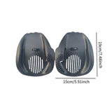 Maxbell 2 Pieces Swimming Hand Paddles Webbed Finger Flippers for Beginners Children M Black