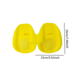 Maxbell 2 Pieces Swimming Hand Paddles Webbed Finger Flippers for Beginners Children M Yellow