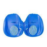 Maxbell 2 Pieces Swimming Hand Paddles Webbed Finger Flippers for Beginners Children M Blue