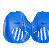 Maxbell 2 Pieces Swimming Hand Paddles Webbed Finger Flippers for Beginners Children M Blue