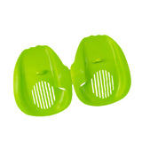 Maxbell 2 Pieces Swimming Hand Paddles Webbed Finger Flippers for Beginners Children S Green