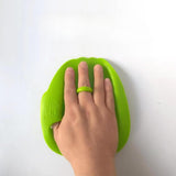 Maxbell 2 Pieces Swimming Hand Paddles Webbed Finger Flippers for Beginners Children M Green