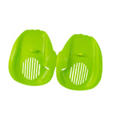 Maxbell 2 Pieces Swimming Hand Paddles Webbed Finger Flippers for Beginners Children M Green