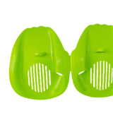 Maxbell 2 Pieces Swimming Hand Paddles Webbed Finger Flippers for Beginners Children M Green