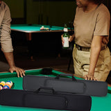 Maxbell Pool Cue Carrying Case Protection Pool Stick Bag for Club Training Traveling black