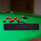 Maxbell Pool Cue Carrying Case Protection Pool Stick Bag for Club Training Traveling black