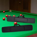 Maxbell Pool Cue Carrying Case Protection Pool Stick Bag for Club Training Traveling black