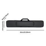 Maxbell Pool Cue Carrying Case Protection Pool Stick Bag for Club Training Traveling gray