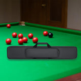 Maxbell Pool Cue Carrying Case Protection Pool Stick Bag for Club Training Traveling gray