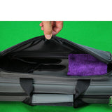 Maxbell Pool Cue Carrying Case Protection Pool Stick Bag for Club Training Traveling gray