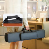 Maxbell Pool Cue Carrying Case Protection Pool Stick Bag for Club Training Traveling gray