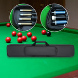 Maxbell Pool Cue Carrying Case Protection Pool Stick Bag for Club Training Traveling gray
