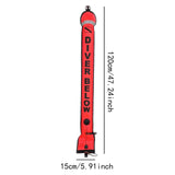 Maxbell Scuba Surface Marker Buoy Outdoor Accessory Portable Submarine Diving Marker