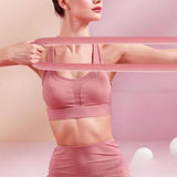 Maxbell Fitness Hoop Entertainment Waist Friendly Design for Men Women Travel   Pink