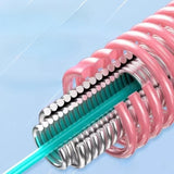 Maxbell Fitness Hoop Entertainment Waist Friendly Design for Men Women Travel   Pink