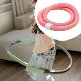 Maxbell Fitness Hoop Entertainment Waist Friendly Design for Men Women Travel   Pink