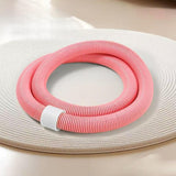 Maxbell Fitness Hoop Entertainment Waist Friendly Design for Men Women Travel   Pink