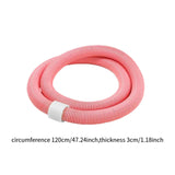 Maxbell Fitness Hoop Entertainment Waist Friendly Design for Men Women Travel   Pink