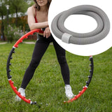 Maxbell Fitness Hoop Entertainment Waist Friendly Design for Men Women Travel   Gray