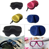 Maxbell Diving Goggles Box Sturdy Dive Box for Outdoor Activities Traveling Swimming Black