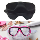 Maxbell Diving Goggles Box Sturdy Dive Box for Outdoor Activities Traveling Swimming Black