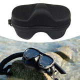 Maxbell Diving Goggles Box Sturdy Dive Box for Outdoor Activities Traveling Swimming Black