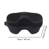 Maxbell Diving Goggles Box Sturdy Dive Box for Outdoor Activities Traveling Swimming Black
