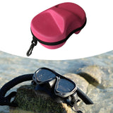 Maxbell Diving Goggles Box Sturdy Dive Box for Outdoor Activities Traveling Swimming Pink