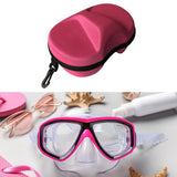 Maxbell Diving Goggles Box Sturdy Dive Box for Outdoor Activities Traveling Swimming Pink