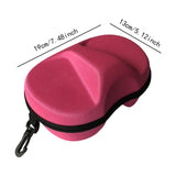 Maxbell Diving Goggles Box Sturdy Dive Box for Outdoor Activities Traveling Swimming Pink