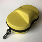 Maxbell Diving Goggles Box Sturdy Dive Box for Outdoor Activities Traveling Swimming Yellow